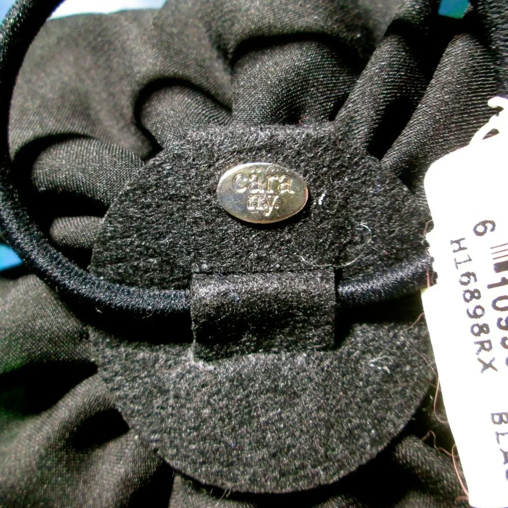 NWT Silky Black Flower Hair Accessory